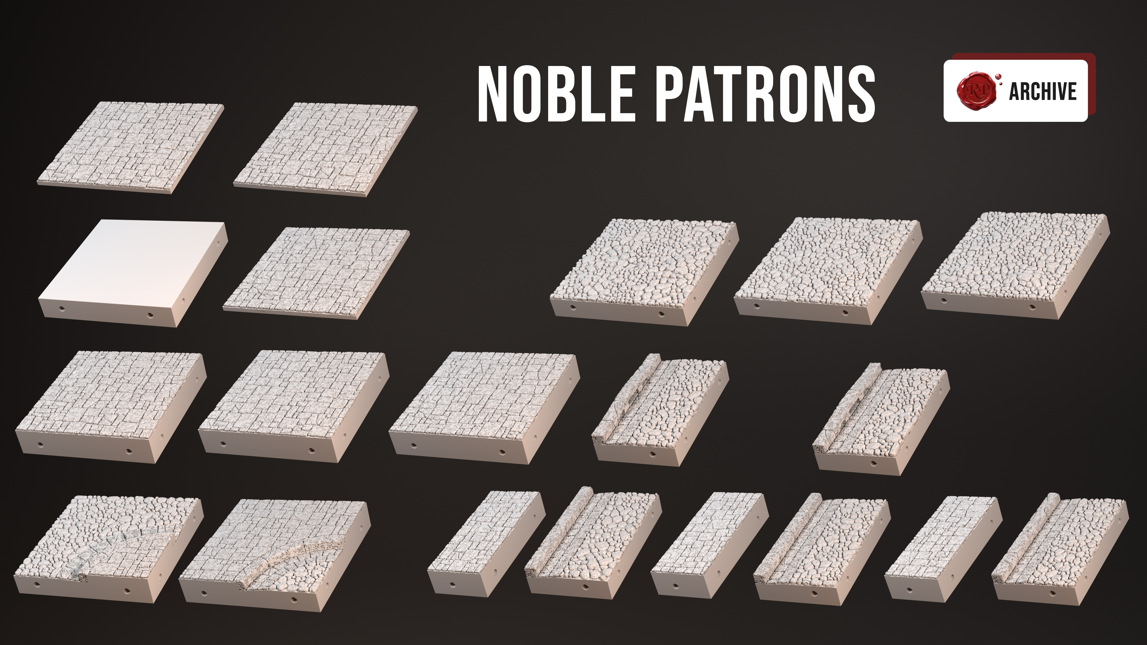 24-03 City Tiles - part 1 - noble patrons